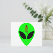 Carte Postale Alien mort (Debout devant)