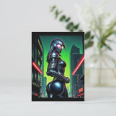 Carte Postale Alien Raven 02 (Debout devant)