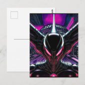 Carte Postale Alien Raven 11 (Devant / Derrière)