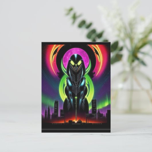 Carte Postale Alien Raven 13 (Debout devant)