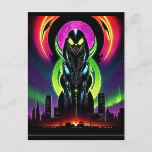 Carte Postale Alien Raven 13 (Devant)