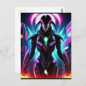 Carte Postale Alien Raven 16 (Devant / Derrière)