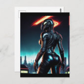 Carte Postale Alien Raven 17 (Devant / Derrière)