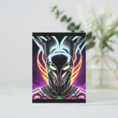 Carte Postale Alien Raven 18 (Debout devant)