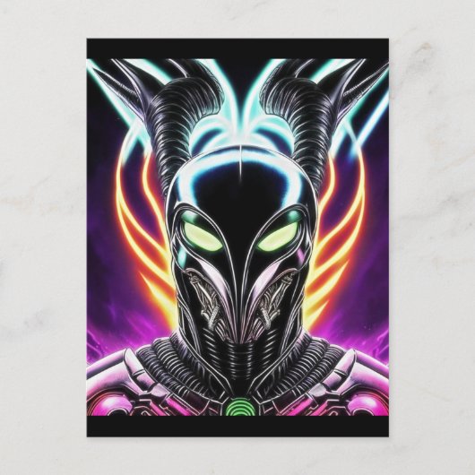 Carte Postale Alien Raven 18 (Devant)