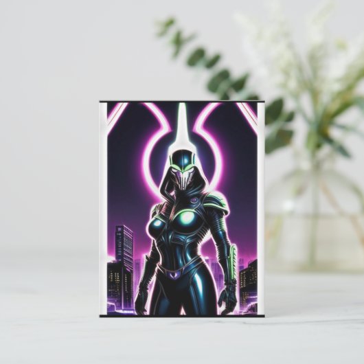 Carte Postale Alien Raven 22 (Debout devant)