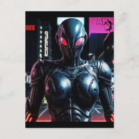 Carte Postale Alien Raven 25 (Devant)