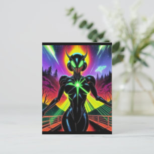 Carte Postale Alien Raven 26