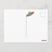 Carte Postale Alien Vient à l'anniversaire (Dos)