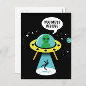 Carte Postale Aliens (Devant / Derrière)