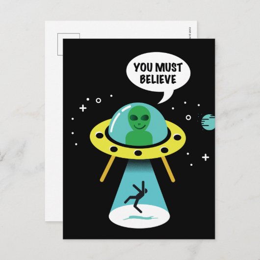 Carte Postale Aliens (Devant / Derrière)
