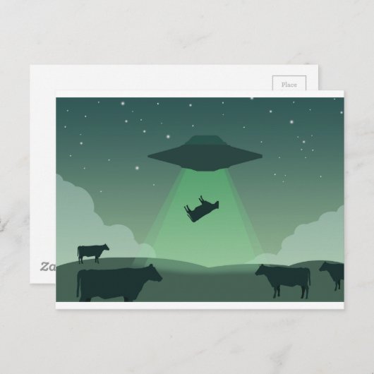 Carte Postale Aliens (Devant / Derrière)