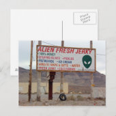 CARTE POSTALE ALIENS ! (Devant / Derrière)