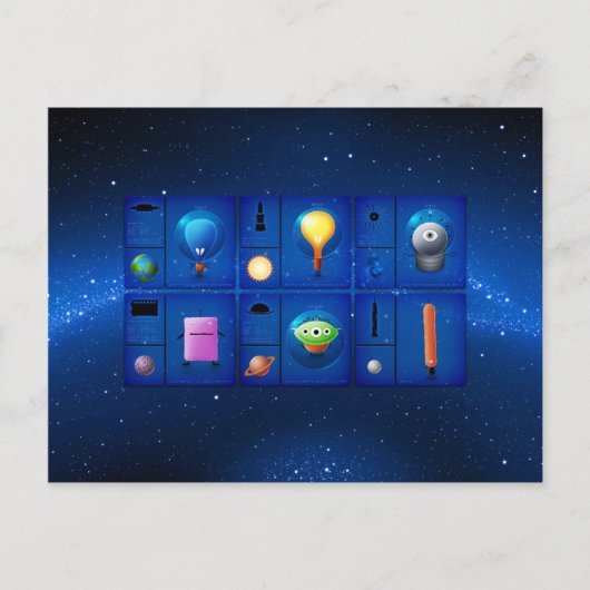 Carte Postale Aliens (Devant)