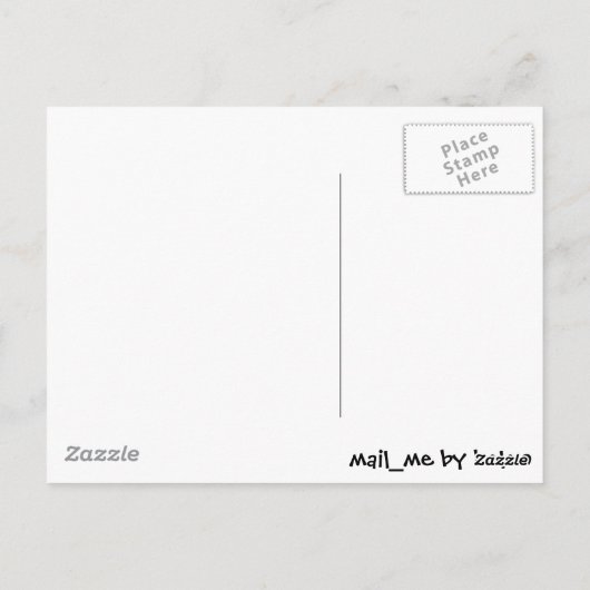 Carte Postale Aliens amicaux (Dos)