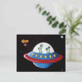 Carte Postale Aliens de la Terre ou du Buste ! (Debout devant)