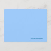 Carte Postale Aliens de l'espace extra-atmosphérique vert mignon (Dos)