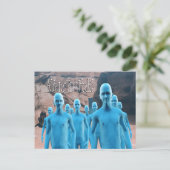 Carte Postale Aliens en Utah - (Debout devant)