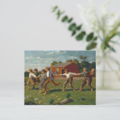 Carte Postale Aligner la touche | Winslow Homer (Debout devant)