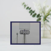 Carte postale alimentaire (Debout devant)