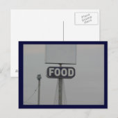 Carte postale alimentaire (Devant / Derrière)