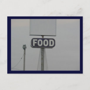 Carte postale alimentaire