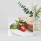 Carte postale alimentaire italienne saine (Debout devant)