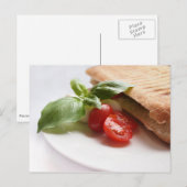 Carte postale alimentaire italienne saine (Devant / Derrière)