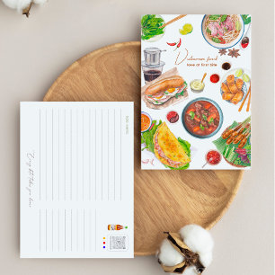 Carte postale alimentaire vietnamienne