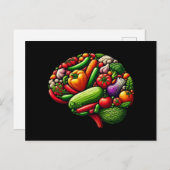 Carte Postale Alimentation du cerveau (Devant / Derrière)