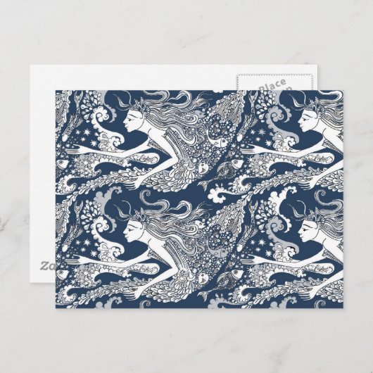 Carte Postale Alimentation du poisson (Devant / Derrière)