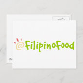 Carte Postale Alimentation philippine (Devant / Derrière)