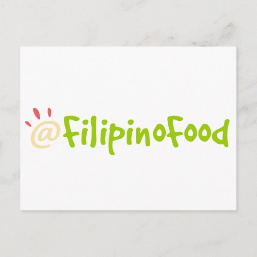 Carte Postale Alimentation philippine (Devant)