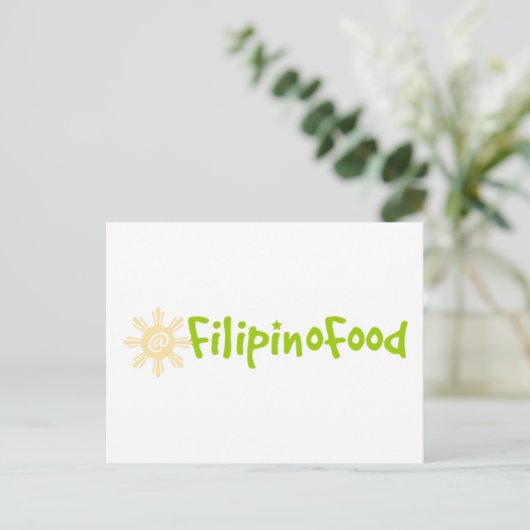 Carte Postale Alimentation philippine (Debout devant)