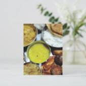 Carte Postale Alimentation végétarienne indienne (Debout devant)