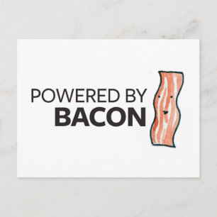 Carte Postale Alimenté par Bacon