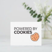 Carte Postale Alimenté par des cookies (Debout devant)