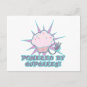 Carte Postale Alimenté Par Des Cupcakes (Devant)