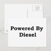 Carte Postale Alimenté Par Diesel (Devant / Derrière)