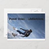 Carte Postale Alimentez votre dépendance (Devant / Derrière)