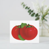 Carte Postale Aliments Anciens, Tomate Rouge Mûre Héritée Biolog (Debout devant)