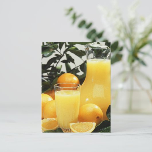 Carte Postale Aliments Jus (Debout devant)