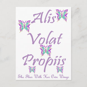 Carte Postale Alis Volat Propiis
