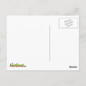 Carte postale "Alisha" Candy Rainbow Parrot Fae Ar (Dos)