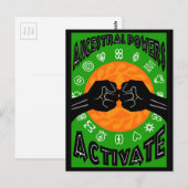 CARTE POSTALE ALKEBULAN - ACTIVATION DES PUISSANCES ANCESTRALES (Devant / Derrière)