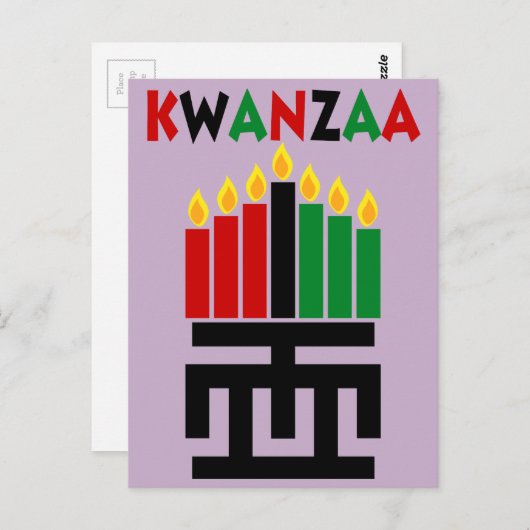 CARTE POSTALE ALKEBULAN - KWANZAA 7 PRINCIPLES (Devant / Derrière)