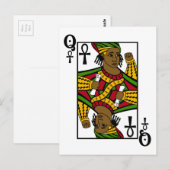 CARTE POSTALE ALKEBULAN - LA REINE NOIRE (Devant / Derrière)