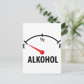 Carte Postale Alkohol Tankanzeige (Debout devant)