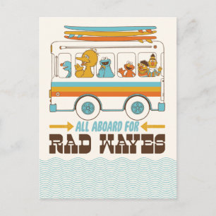 Carte Postale All Aboard for Rad Waves