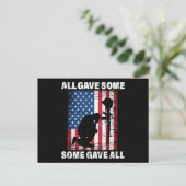 Carte Postale All Gave Some , Some Gave All - USA Army (Debout devant)